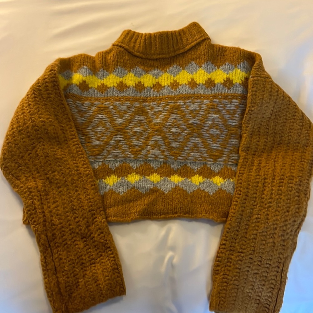 Free people crop sweater